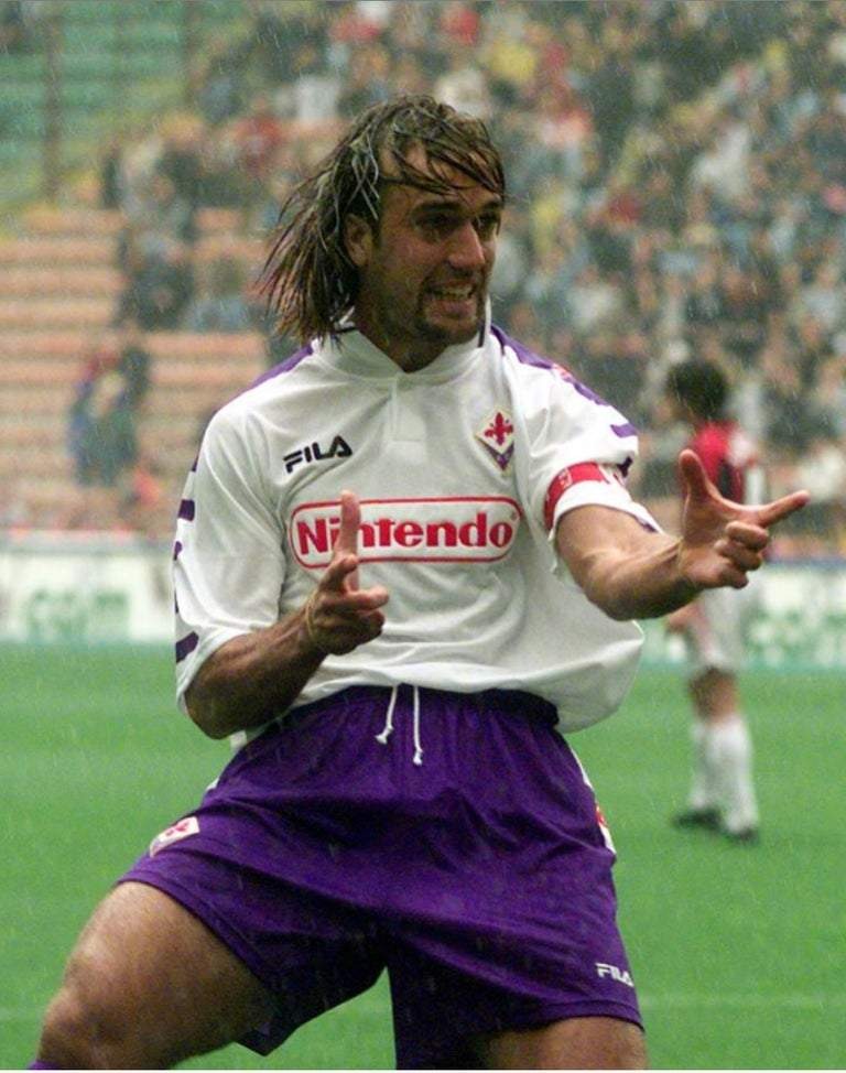FIORENTINA 1998/99 AWAY X BATISTUTA