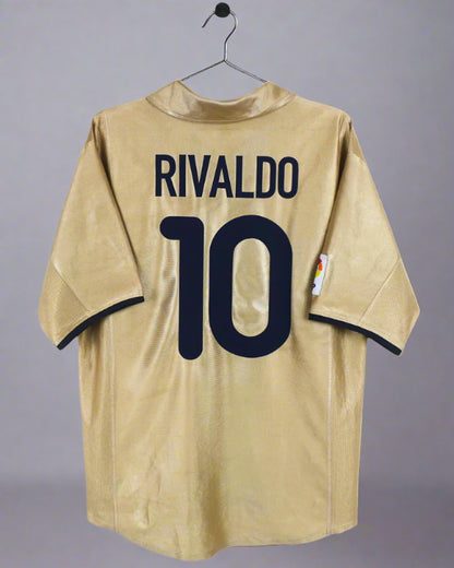 BARCELONA 2001/03 AWAY X RIVALDO