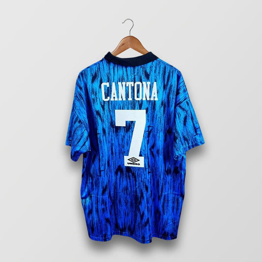 MNCHSTR UTD 1992/93 AWAY X CANTONA