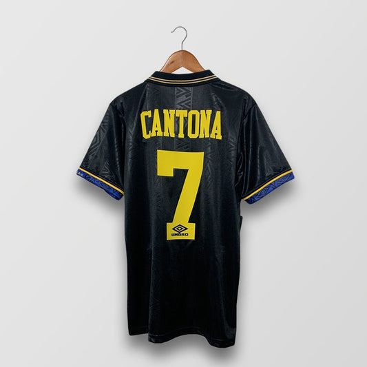 MNCHSTR UTD 1993/94 AWAY X CANTONA